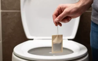 Ko zapustim hišo, v stranišče vržem čajno vrečko