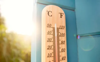 znižuje temperaturo